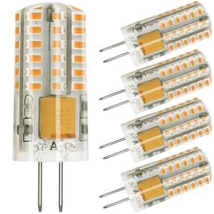 lot 20438 image: AIMEOKO G4 LED Bulb 12V Bi Pin Base Replace 20W Halogen Bulbs for Home and Landscape Lighting Non-dimmable, 3W Warm White 2700K, 5 Pcs