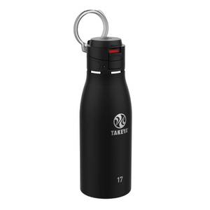 lot 20452 image: Takeya Traveler Leakproof Coffee Mug - Carrying Loop - Insulated Drinkware for Everyday Use - Durable & Portable with Spill-Proof Design - 17 oz, Onyx.