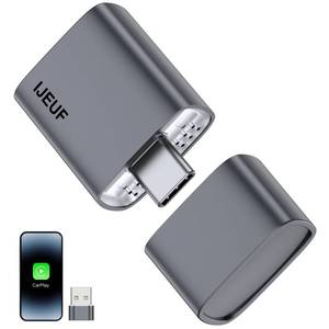 lot 20453 image: Wireless CarPlay Adapter for Apple iPhone 2026 Upgrade, Converts Factory Wired to Wireless, No Delay, Stable Connection, Mini Apple Carplay Wireless Adapter for iOS 10 and Car from 2018,USBType C