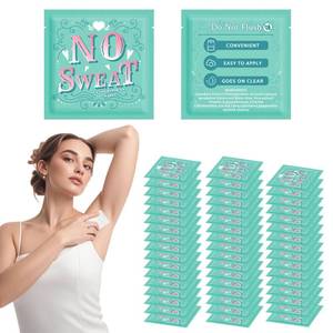 lot 20478 image: BUAEL Body Wipes 50 pieces of Antiperspirant deodorant Wipes And Travel Deodorant Individually Wrap Hypoallergenic Mini Deodorant Underarm Sweating And Travel To Clean Skin For Female Male Teenagers