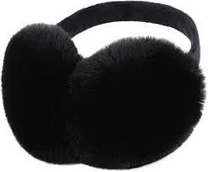lot 2169 image: Ladies small fuzzy ear mouse for winter black