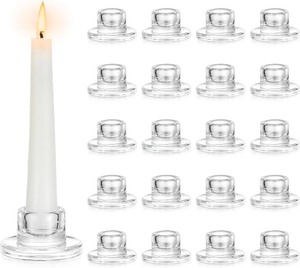 lot 15950 image: Clear Glass Candle Holder 36pk