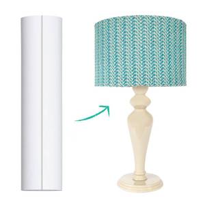 lot 4013 image: I Like That Lamp Styrene Sheet for Lampshade (17.5 Height x 64in Length) - Adhesive Roll for DIY Round Drum Lamp Shade - Repair Damaged Shades - Make a New Lampshade - Compatible With All Materialsin