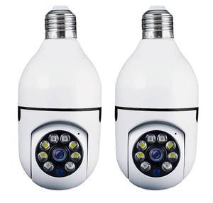 lot 4052 image: Sight Bulb Security Camera, Two Way Talk 1080P HD Video WiFi Smart Camera, Indoor Outdoor Night Vision 360 Degree Motion Detection with SD Card (Pack of 2)