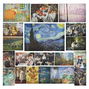lot 4373 image: The Gifted Stationery Impressionist Wall Art Posters - 13 x 19 in, 20-Pack - Multicolored Matte Cardstock Prints - For Office Decor, Dorm Room Decor and Classroom Wall Art