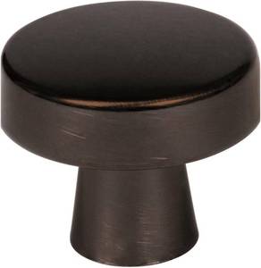lot 4399 image: Amerock  Cabinet Knob  Oil Rubbed Bronze  1-516 inch (33 mm) Diameter  Blackrock  1 Pack  Drawer Knob  Cabinet Hardware
