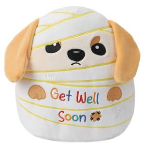 lot 4434 image: NIUBEHOHO Get Well Soon Dog Plush � Adorable Labrador Stuffed Animal with Bandage Theme, Perfect Get Well Gift for Loved Ones 9 Inch