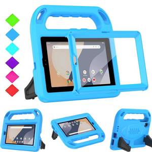 lot 4459 image: BMOUO Kids Case for Onn 7 Inch Tablet 2024 (Model100135924), with Screen Protector, Shockproof Handle Stand Protective Case for Walmart Onn 7 Tablet (Gen 4, 2024), Bluein