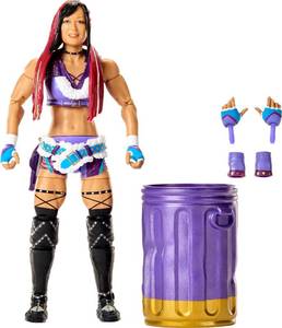 lot 4467 image: Mattel WWE Elite Action Figure and Accessories, Series #122 Set, 6-inch Collectible Iyo Sky with 25 Articulation Points and Swappable Hands