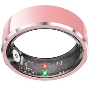 lot 6085 image: Smart Ring for Women,Fitness and Activity Tracker with Blood OxygenHeart Rate Monitor, Sleep Tracker, Step Counter, IP68 Waterproof Ring for iOS and Android, Fast Charge, No Subscription (Pink, Size8