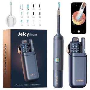 lot 6108 image: Ear Wax Removal Camera, 1080P HD Smart Otoscope with 6 Silicone Tips, Safe Ear Cleaning Kit for Personal Use