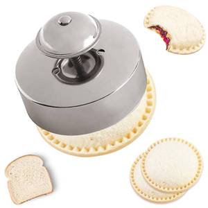 lot 6116 image: Gelbira Sandwich Cutter, Sandwich Cutter and Sealer, Sandwich Maker, Peanut Butter and Jelly Sandwiches ToolPBJ Cutter, Sandwich Maker for Kids, for ThanksgivingChristmas Day