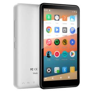 lot 6130 image: MP3 Player with Bluetooth and WiFi, 144GB Storage and Android OS, 4 Touch Screen, FM Radio, Kids MP3 and MP4 Player with Spotify, Amazon Music, and Google Play Store, DGTenk Portable Media Player (Black)in
