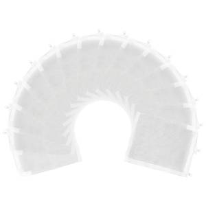 lot 6182 image: AQUANEAT Aquarium Filter Media Bags 15pcs Fish Tank Extra Fine 100 Micron Mesh Bags with Plastic Zipper for Activated Carbon (5.5 x 8in)in