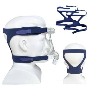 lot 6213 image: A2 Packs Universal Headgear Closed Edges Replacement Headgear Strap CPAP Mask Full Face Replace Part (Without Mask)