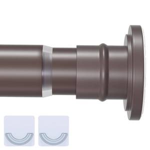 lot 6272 image: XIQIYY Spring Tension Curtain Rod 18-32 Inches Small Tension Rod Short Shower Curtain Rod Adjustable Closet Rod Heavy Duty Shower Rod,Bronze