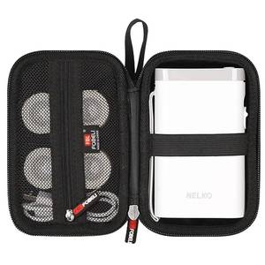 lot 6273 image: FBLFOBELI Hard Case for Nelko P21TYPONOS P21Niimbot D11Phomemo D30 D35JADENS D11ORGBRO X1 X3 S001 Label Maker Machine, Mesh Pocket for Label Printer Tape Accessories (Case Only) (Black)