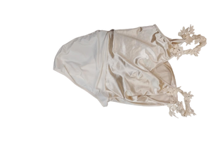 lot 6402 image: Woman swimsuit color light brown with Floral Appliques size L