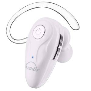lot 6415 image: Kendir Bluetooth Earpiece, V5.0 Wireless Headphone Cell Phone Headset 8 Hrs Talking with Noise Cancelling Mic, Volume Control, Handsfree Earbud for iPhone Android Samsung Laptop Trucker Driver