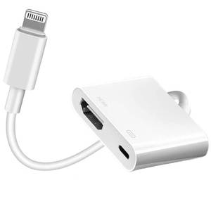 lot 6434 image: Apple MFi Certified Lightning to HDMI Digital AV Adapter 1080P HD Video HDMI Sync Screen Connector Cable with Charging Port Compatible with iPhone 14131211 X 87 iPad on HDTVProjectorMonitor