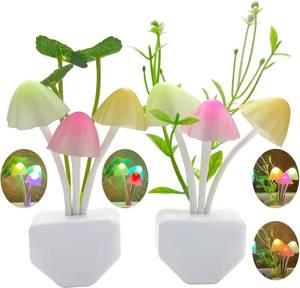 lot 6440 image: LED Mushroom Night Light