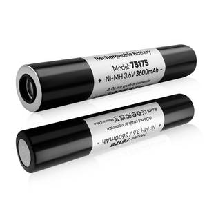 lot 6462 image: OHZHAO 2pack 75175 Battery 3.6V 3600mAh Ni-MH Compatible with Streamlight Stinger 75175 75375 75300 75500 75810 76000 76300, PolyStinger, Pelican M9, FL126 Flashlight
