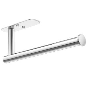 lot 6471 image: VAEHOLD Self Adhesive Paper Towel Holder Under Cabinet Mount, Wall Mounted Paper Towel Roll Holder for Kitchen, Bathroom, Wall - Stainless Steel (Bright Surface)