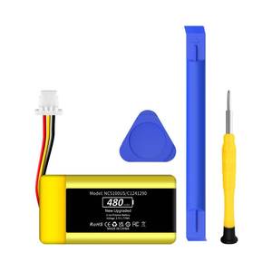 lot 6473 image: KOOAQQ Battery for Nest Hello NC5100US, Upgraded 480mAh High Capacity Replacement Battery Compatible with Nest Hello NC5100US C1241290 Video Doorbell Wired 1ICP71726