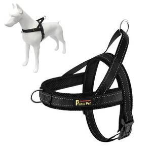 lot 6488 image: Plutus Pet No Pull Dog Harness with Breathable Mesh Padded, Adjustable Reflective Escape Proof Dog Harness, Quick Fit Dog Vest Harness for Small Medium Large Dogs(M, Black)