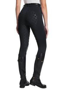 lot 6495 image: baleaf Womens Horse Riding Pants Equestrian Full Seat Breeches Horseback Tights Silicone Zipped Pocket Black XL