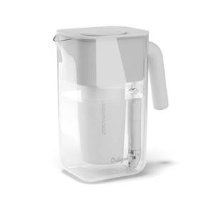 lot 11123 image: Culligan with ZeroWater Technology 10-Cup Water Filter Pitcher � Includes 5-Stage Advanced Water Filter, IAPMO Certified to Reduce Lead, Total PFAS (Forever Chemicals), Mercury, Fluoride, and Chlorine