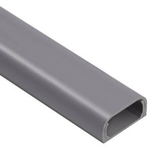 lot 11160 image: 153in Cord Hider Wall, Wire Hiders for 3 Cords, Paintable Cable Cover for 2 Thick Extension Cables, Wire Concealer to Hide Cords Wall Mounted TV, 9X L17in X W0.95in X 0.47in, Grey