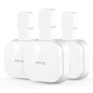 lot 11182 image: Outlet Wall Mount for eero 7, Stand Bracket Holder Compatible with eero 7 Dual-Band Mesh Wi-Fi 7 Router Extender, No Messy Wires, Space Saving(3 Pack)
