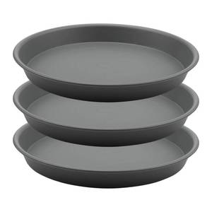 lot 11199 image: TITE Plant Saucer Heavy Large Planter Durable Thicker Plastic Plant Trays for Indoors and Outdoor,Plant Saucer Drip Trays (Grey, 12 inch)