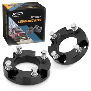 lot 12214 image: KSP 1.5 Front Leveling kit for 2024 Tacoma, 2025 4runner, 2024 land cruiser 250, 1.5 Inch Aluminum Strut Spacer Level Kits Compatible With Toyota, 1.5in Chassis Suspension Leveling Lift Spacerin