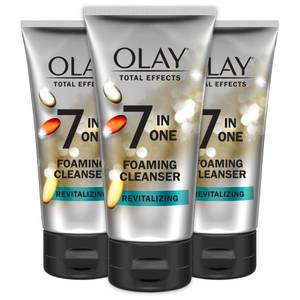 lot 12250 image: Olay Total Effects Revitalizing Foaming Facial Cleanser, 5.0 fl oz (pack of 3)