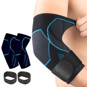 lot 12265 image: CYCLXY Arm and Elbow Compression Sleeve(1 Pair)Tennis Elbow Braces for Tendonitis and Tennis ElbowArm Guards Supports golfer tennis elbow relief for women and men,elbow sleeve for weightlifting