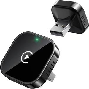 lot 12271 image: Teeran Wireless CarPlay Adapter for iPhone (2026 Upgraded), Mini Plug and Play for Cars with Factory Wired Apple CarPlay, Fast and Stable Connection, Easy Setup, Wide Vehicle Compatibility USB and USB C