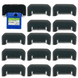 lot 12272 image: 12 Pack Cat Water Fountain Sponge Filters, Replacement Foam Filters for 67oz2L Pet Fountain 81oz2.4L Stainless Steel Dog Drinking Fountain(Pump Not Included)