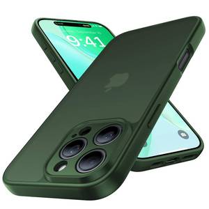 lot 12289 image: Shiiuou Shockproof for iPhone 16 Pro Case, Full Camera Protection Military-Grade Drop Protection Protective Anti-Yellow Slim Translucent Skin-Friendly for iPhone 16 Pro Phone Case, Forest Green
