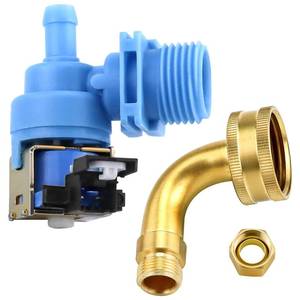 lot 12312 image: W10648041 Dishwasher Water Inlet Valve W10327249 Dishwasher Water Inlet Valve and Fitting W10685193 Water Inlet Supply Elbow Hose Fit for Whirlpool Dishwasher By AMI PARTS Replaces W10195048