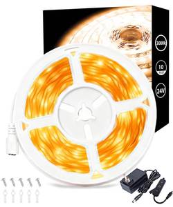 lot 12313 image: Warm White Led Lights Strip Rope Lights for Easter Housewarming Party Indoor Decor Cuttable Strip Lights for Baby Room Bedroom Bathroom Living Room Kitchen Ceiling Wall Vanity Mirror Decoration