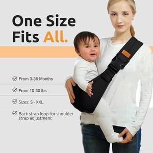 lot 12410 image: Baby Sling Carrier 2026 Baby Carrier Newborn to Toddler Sling Lightweight Baby Carrier Sling with Adjustable Straps Toddler Carrier Wrap for 10-30 lbs(Beige)