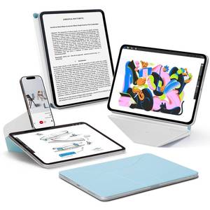 lot 12415 image: MOFT Dynamic Folio Case for iPad Pro 11- inch (M5 2025  M4 2024), Slim Magnetic Stand Case with 20 Viewing Angles, Auto WakeSleep, Ultra Thin, Soothing Mist x Misty Cove