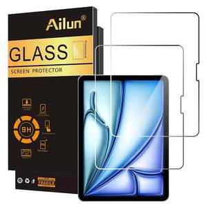 lot 12429 image: Ailun Screen Protector for iPad Air 11 Inch 202620252024 876th Gen M4M3M2, iPad Pro 11 inch 20252024 65th Gen M5M4,Tempered Glass Face ID Apple Pencil Compatible Case Friendly 2 Pack