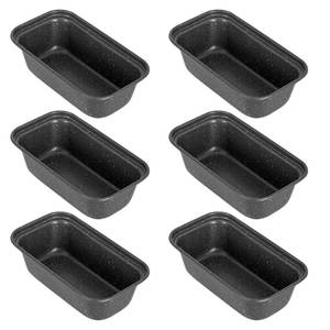 lot 18217 image: Walooza Mini Loaf Pan, 6x3 Inch Nonstick Bread Pans for Baking, Oven and Air Fryer Safe Small Banana Bread and Meatloaf Pan, Carbon Steel Baking Tins for Homemade Bread (Mini Loaf Pan(6-pack))