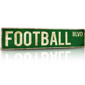 lot 18222 image: Football Party Decorations Accessories Gifts for Boys 8-12 Football Stuff Wall Decor for Men Room Football Room Gear Teen Boys Birthday Christmas Vintage Wall Sign