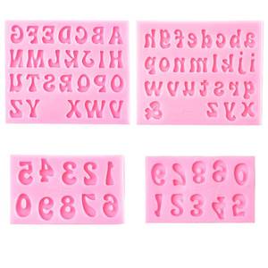 lot 18234 image: GELIFATLE Letters Molds and Numbers Molds, Silicone Fondant Mold Chocolate Molds, 0-9 Number and 26 Letters Silicone Molds for Baking Desserts and Cake Decoration (4 pack)