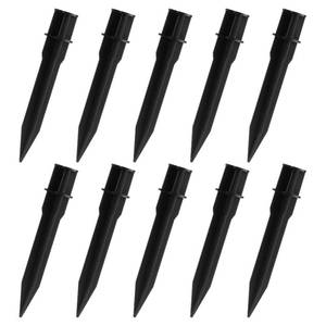 lot 18277 image: OMASUNB 10PC Solar Light Stakes Replacement Set, 0.83 x 5.31in ABS Plastic Ground Spikes, Compatible with Outdoor Solar Pathway Lights, Landscape Lighting Accessories (Inside Diameter 0.83 Inches)in