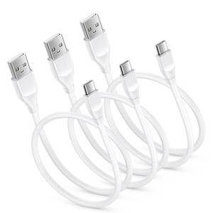 lot 18282 image: Samsung S25 Fast Charging Cable 3Pack Short USB C Cable 3ft USB A to Type C 3A Charging Cord for Galaxy A14 A15 A16 A54 5G Z Flip Fold 7 6 5 A24 A53 A13 S24 S23 Ultra S22 S21 S20 S10 Note20,Pixel